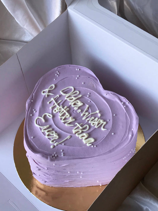 7" English Lavender Cake